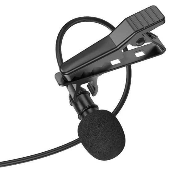 Мікрофон-петличка BOROFONE BFK11 Elegant lavalier microphone Type-C Чорний