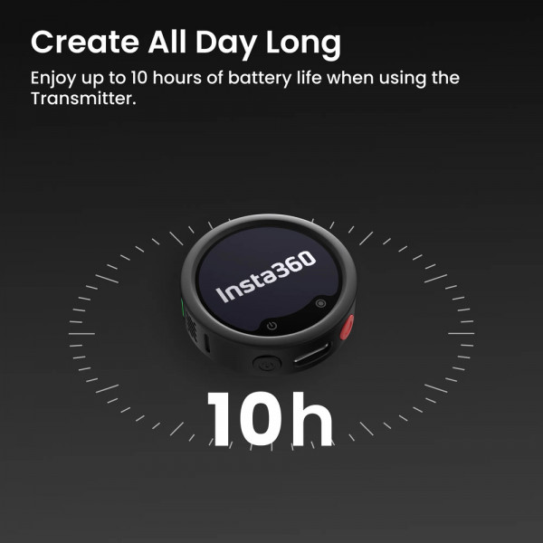Мікрофонна радіосистема Insta360 Mic Pro (2TX+1RX) (6942590200771)