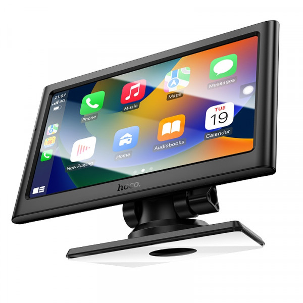 Монітор для авто HOCO HU2 Imogen 7-inch car wireless portable screen Black (6942007623681)