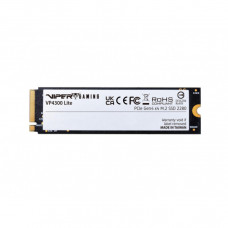 Накопичувач SSD M.2 Patriot Viper VP4300 Lite 4TB NVMe 2.0 2280 PCIe Gen4 x4 6400/7400 3D TLC (VP4300L4TBM28H)