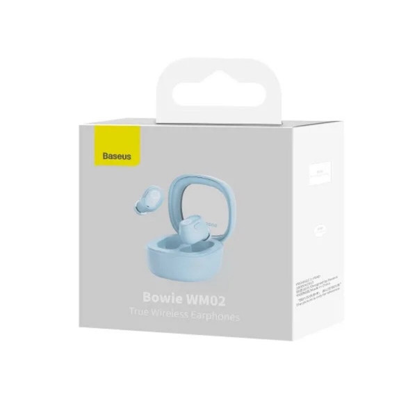 Навушники Baseus Bowie WM02 True Wireless Earphones Blue