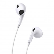 Навушники Baseus Encok 3.5mm lateral in-ear Wired Earphone H17 White (NGCR020002)