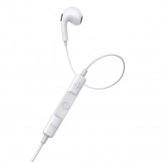 Навушники Baseus Encok 3.5mm lateral in-ear Wired Earphone H17 White (NGCR020002)