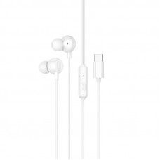 Навушники дротові HOCO M117 Victory universal digital earphones with microphone (Type-C) White (6942007673242)