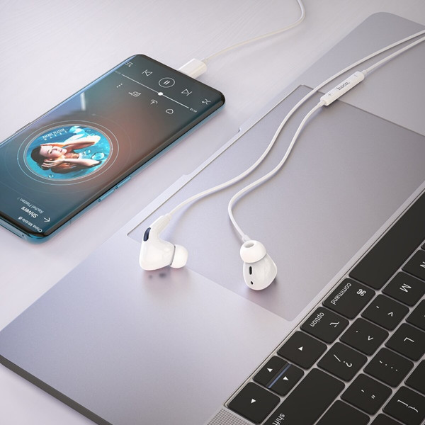 Навушники HOCO M1 Pro series earphones for Type-C White