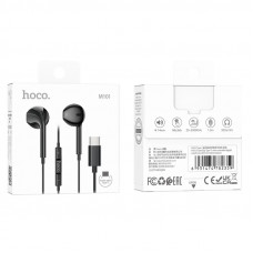 Навушники HOCO M101 Crystal joy Type-C wire-controlled digital earphones with microphone Black (6931474782359)