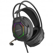 Навушники ігрові BOROFONE BO105 Thunder gaming headphones Black (6974443389227)