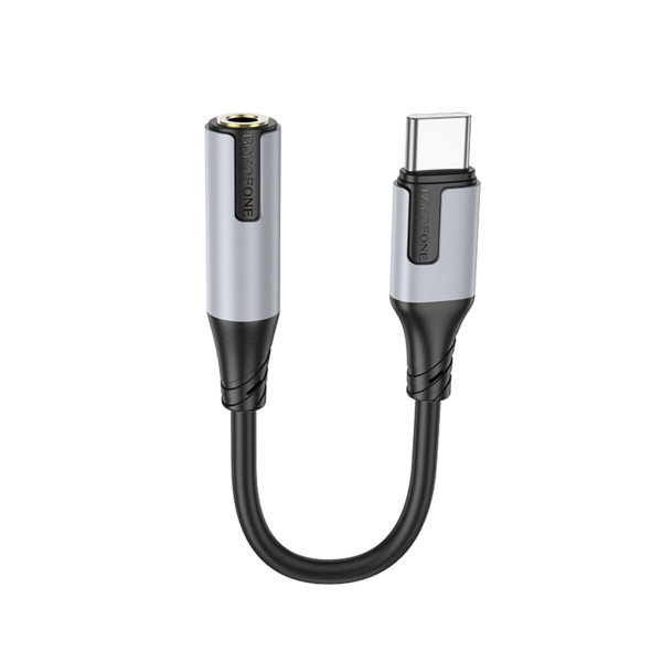 Перехідник BOROFONE BV19 Creator digital audio converter Type-C to 3.5mm Чорний