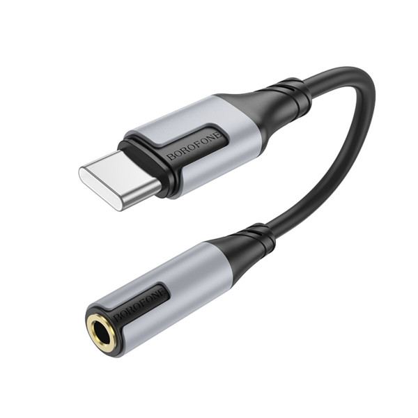 Перехідник BOROFONE BV19 Creator digital audio converter Type-C to 3.5mm Чорний