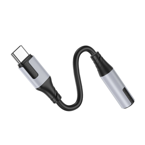 Перехідник BOROFONE BV19 Creator digital audio converter Type-C to 3.5mm Чорний