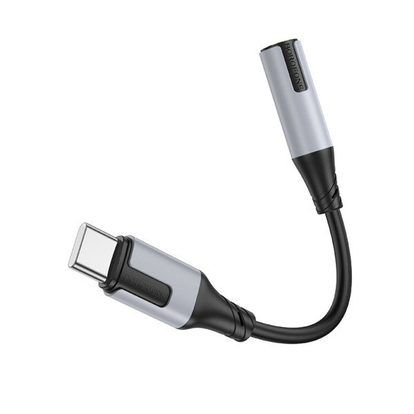 Перехідник BOROFONE BV19 Creator digital audio converter Type-C to 3.5mm Чорний