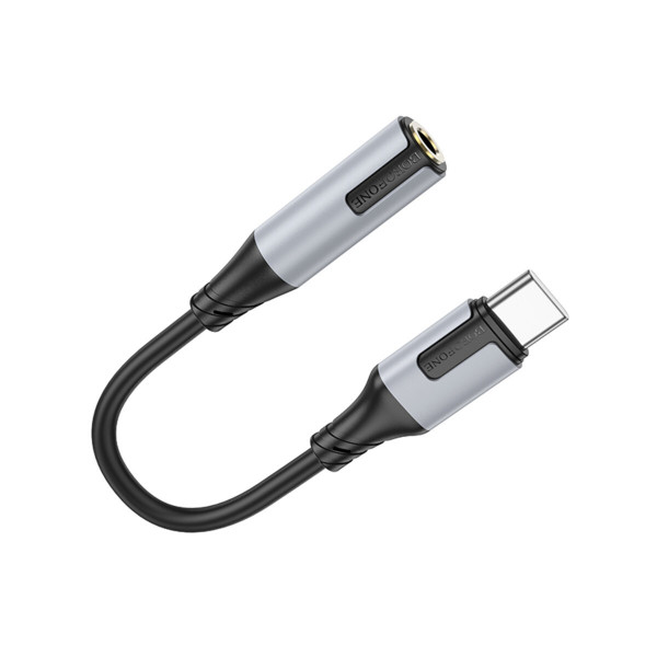Перехідник BOROFONE BV19 Creator digital audio converter Type-C to 3.5mm Чорний