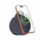 Портативна колонка ACEFAST K10 Air speaker with wireless charger Metal Grey (6974316286417)