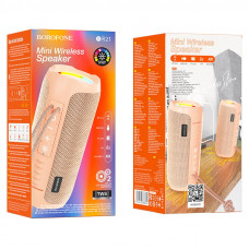 Портативна колонка BOROFONE BR21 Sports BT speaker Candy Pink (6974443383645)