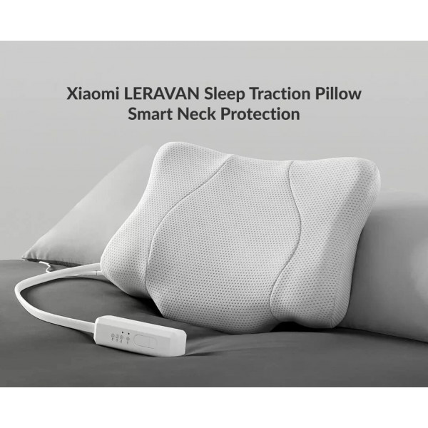 Розумна масажна подушка для шиї Xiaomi LERAVAN Neck pillow (6971139733418)