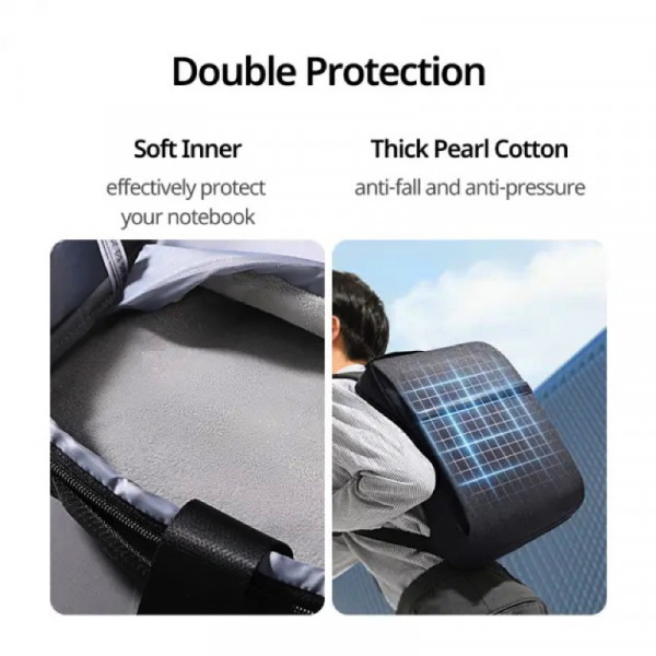 Рюкзак UGREEN LP664 Laptop Backpack B02 Dark Grey (Up to 15.6'')(UGR-90798) (UGR-90798)