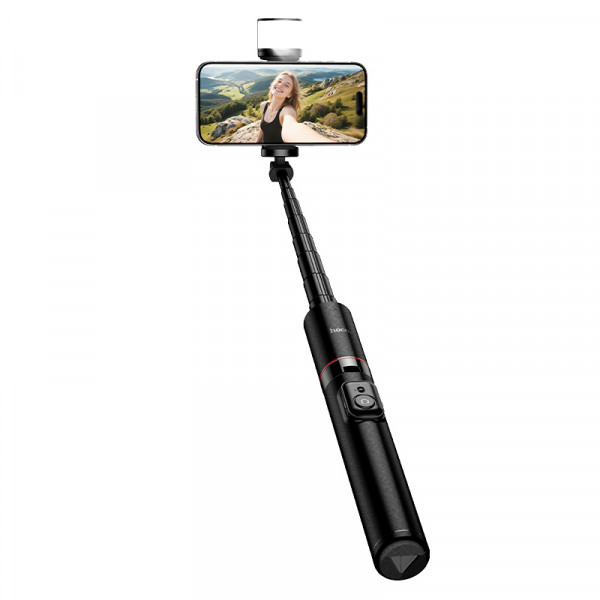 Штатив HOCO K34 Spring live broadcast holder with fill light Black (6942007675246)