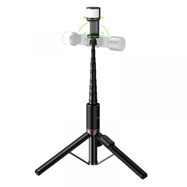 Штатив HOCO K34 Spring live broadcast holder with fill light Black (6942007675246)