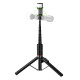 Штатив HOCO K34 Spring live broadcast holder with fill light Black (6942007675246)
