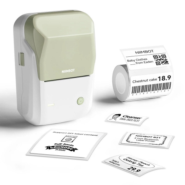 Термопринтер для друку наклейок NIIMBOT B1 Green
