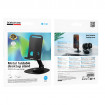 Тримач для телефона BOROFONE BH138 Fit metal folding desktop stand Black (6941991124501)