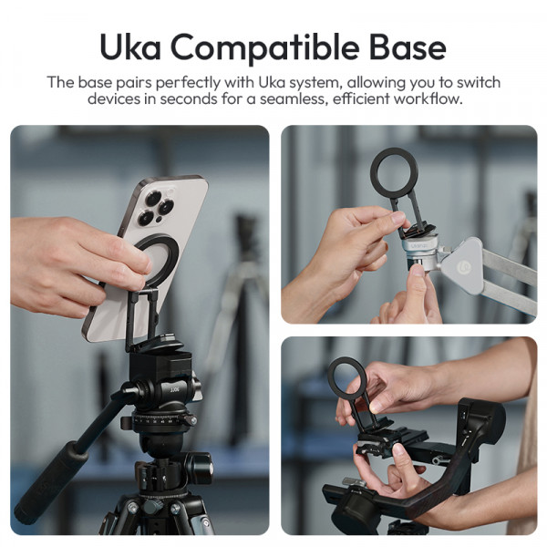 Тримач для телефону Ulanzi MA50 Uka Magnetic Phone Holder Black (M039)