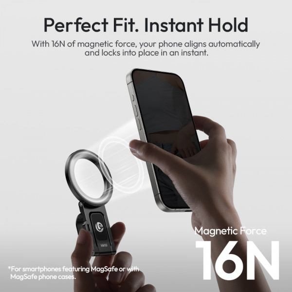 Тримач для телефону Ulanzi MA50 Uka Magnetic Phone Holder Black (M039)