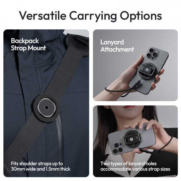 Тримач для телефону Ulanzi MA50 Uka Magnetic Phone Holder Black (M039)