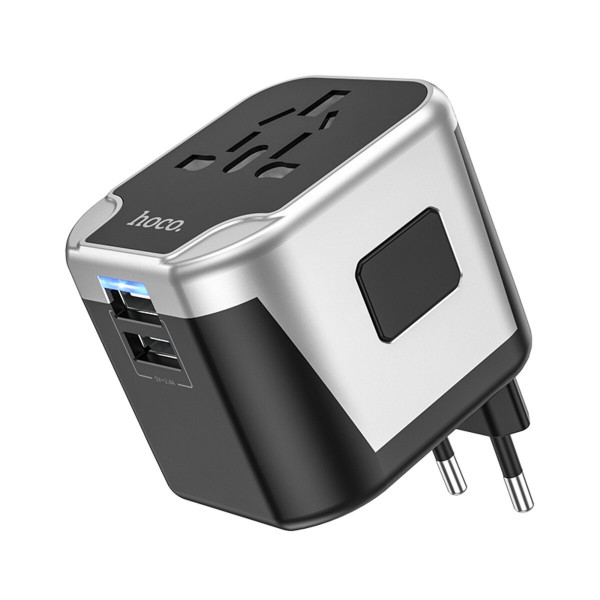 УЗП HOCO AC5 Level dual port universal conversion charger Чорний
