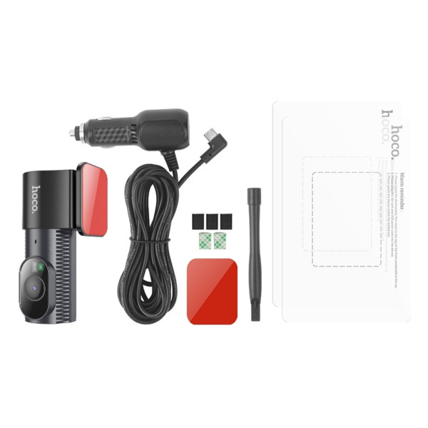 Відеореєстратор HOCO DV7 2K display hidden driving recorder Black