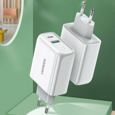 Зарядний пристрій UGREEN CD170 38W USB-C Wall Charger EU (Білий) (UGR-60468)