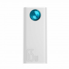 Зовнішній акумулятор Baseus Amblight Digital Display Quick Charge Power Bank 30000mAh 65W Білий