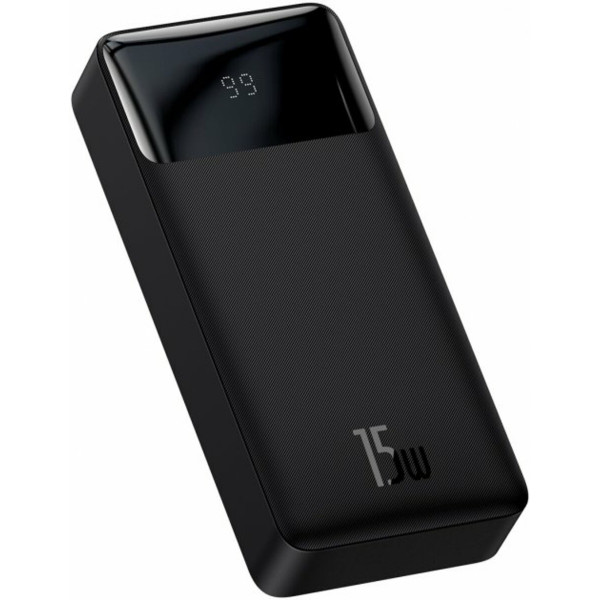 Зовнішній акумулятор Baseus Bipow Digital Display Power bank 20000mAh 15W Black
