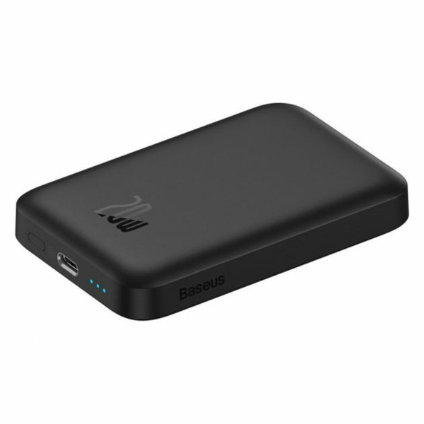 Зовнішній акумулятор Baseus Magnetic Wireless Charging Power bank 6000mAh 20W With Cable Black