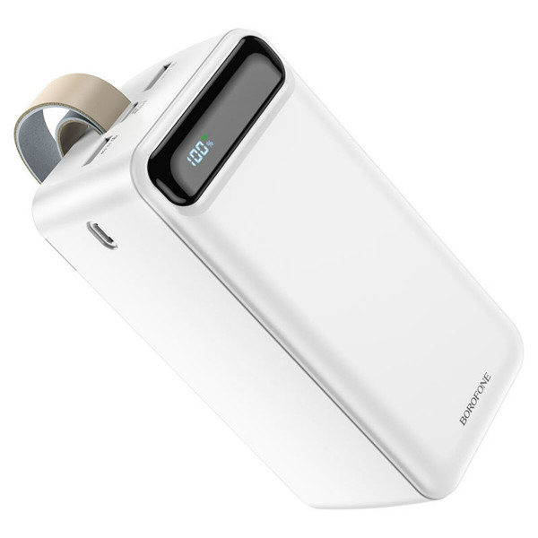 Зовнішній акумулятор BOROFONE BJ14D Course 22.5W+PD20W fully compatible power bank(50000mAh) White