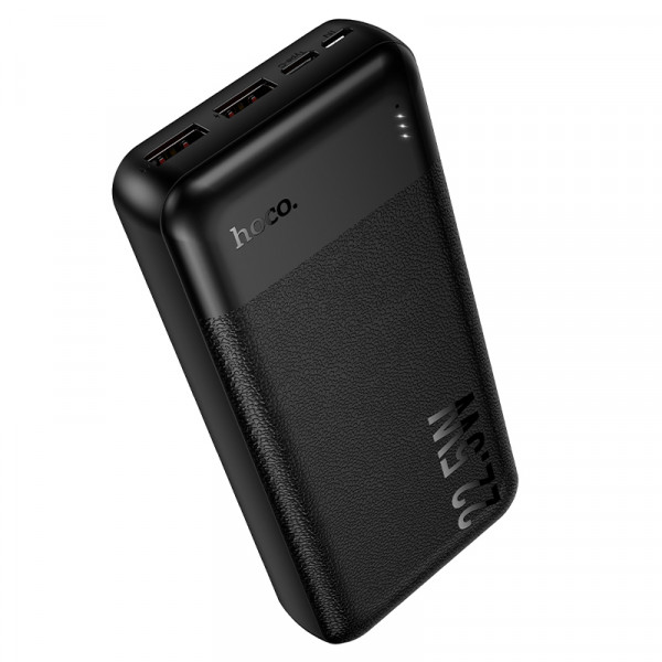 Зовнішній акумулятор HOCO J159A Essence 22.5W+PD20W fully compatible power bank(20000mAh) Black (6942007673587)