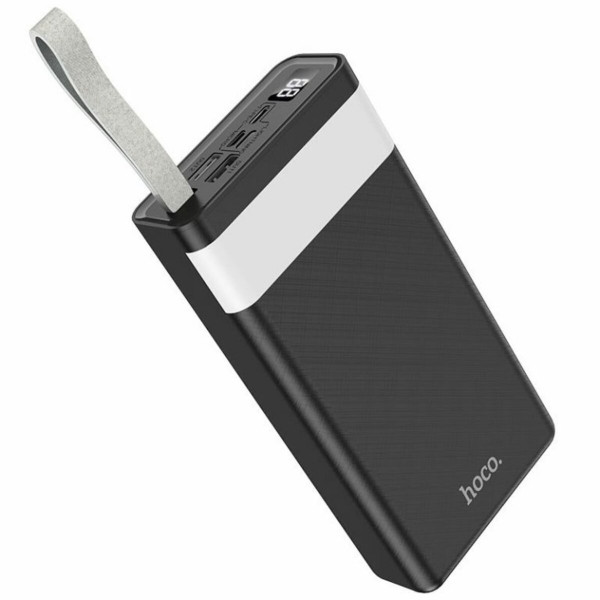 Зовнішній акумулятор HOCO J73 Powerful desk lamp power bank(30000mAh) Black