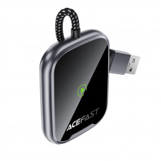 Адаптер ACEFAST QC1 CarPlay wireless adapter for car Metal Gray (6974316285793)
