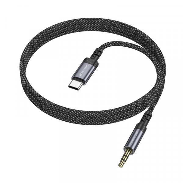 Аудіокабель BOROFONE BL24 Graceful digital audio conversion cable Type-C Metal Grey (6941991118982)