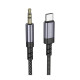 Аудіокабель BOROFONE BL24 Graceful digital audio conversion cable Type-C Metal Grey (6941991118982)