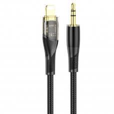 Аудіокабель HOCO UPA25 Transparent Discovery Edition Digital audio conversion cable iP Чорний