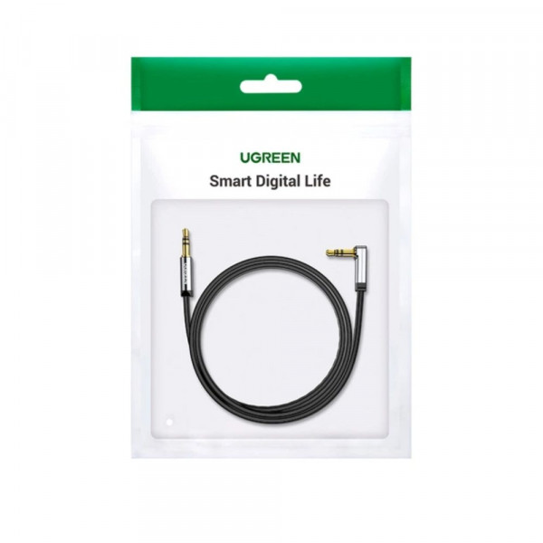 Аудіокабель UGREEN AV119 3.5mm Male to 3.5mm Male Cable 1m Black (UGR-10733)