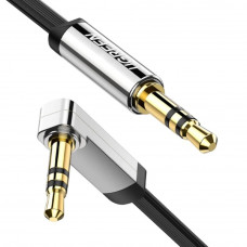 Аудіокабель UGREEN AV119 3.5mm Male to 3.5mm Male Cable 1m Black (UGR-10733)