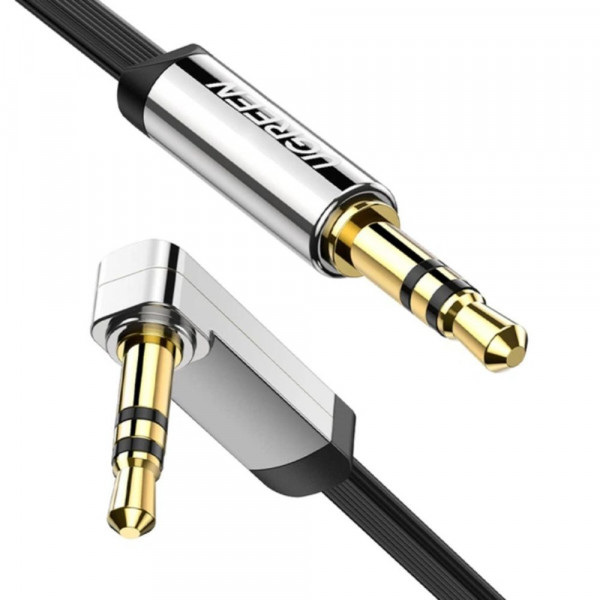 Аудіокабель UGREEN AV119 3.5mm Male to 3.5mm Male Cable 1m Black (UGR-10733)