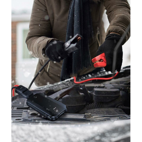 Автомобільний пуско-зарядний пристрій Baseus Super Energy Car Jump Starter Black