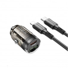 Автомобільний зарядний пристрій BOROFONE BZ29A Talented PD36W+QC3.0 car charger set(C to iP) Чорний