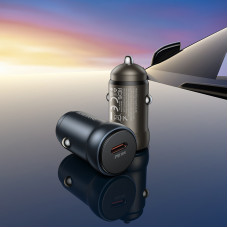 Автомобільний зарядний пристрій BOROFONE BZ32 Fresh single port PD30W car charger Black (6941991118517)