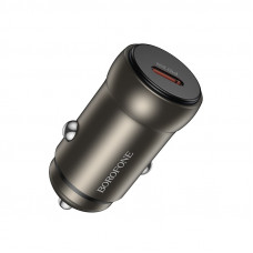 Автомобільний зарядний пристрій BOROFONE BZ32 Fresh single port PD30W car charger Black (6941991118517)