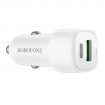Автомобільний зарядний пристрій BOROFONE BZ34B Cloud PD38W(1C1A) car charger White (6941991122385)