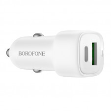 Автомобільний зарядний пристрій BOROFONE BZ34B Cloud PD38W(1C1A) car charger White (6941991122385)